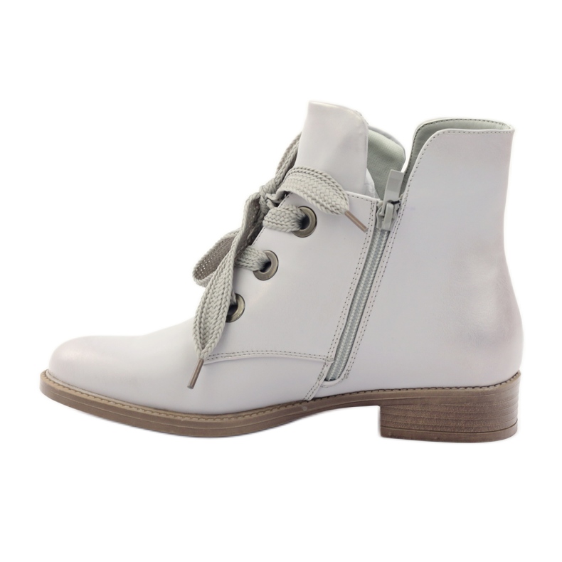 Boty Sergio Leone 300 stříbrná metalíza šedá 2