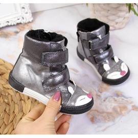 Kornecki Jr 6583 KOR6583C kotníkové boty na suchý zip 10