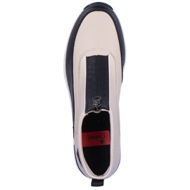 Tenisky dámské kotníkové boty béžové Rieker N6352-60 béžový 2