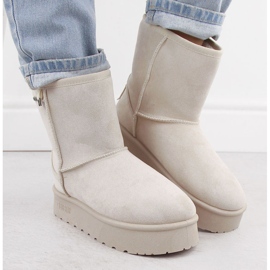 Nepromokavé dámské sněhule mukluk béžové Big Star OO274897 béžový 1