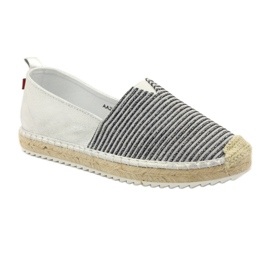 Big Star Velké hvězdné baleríny espadrilky 274194 černý hnědý šedá 1