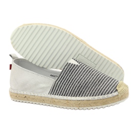 Big Star Velké hvězdné baleríny espadrilky 274194 černý hnědý šedá 3