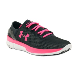 Běžecké boty Under Armour Speedform Turbulence černá růžový 1