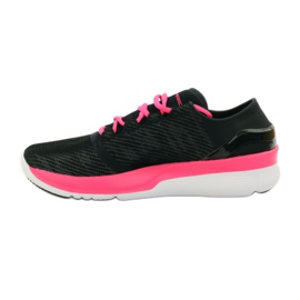 Běžecké boty Under Armour Speedform Turbulence černá růžový 2