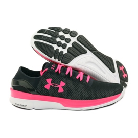 Běžecké boty Under Armour Speedform Turbulence černá růžový 3