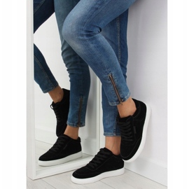 Dámské černé semišové tenisky NB171P Black černý 2