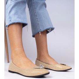 Golden Dámské třpytky s motýlem zlatý 1 Golden Dámské třpytky s motýlem zlatý 1