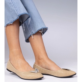 Golden Dámské třpytky s motýlem zlatý 2 Golden Dámské třpytky s motýlem zlatý 2