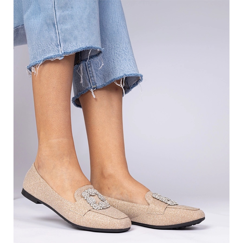 Šampaňské třpytky se zirkony zlatý 2