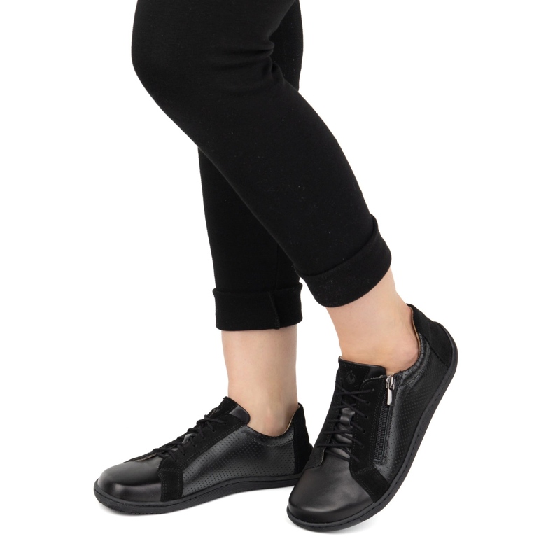 Olivier Dámský minimalistický bosý perfoot 1243 černá 2