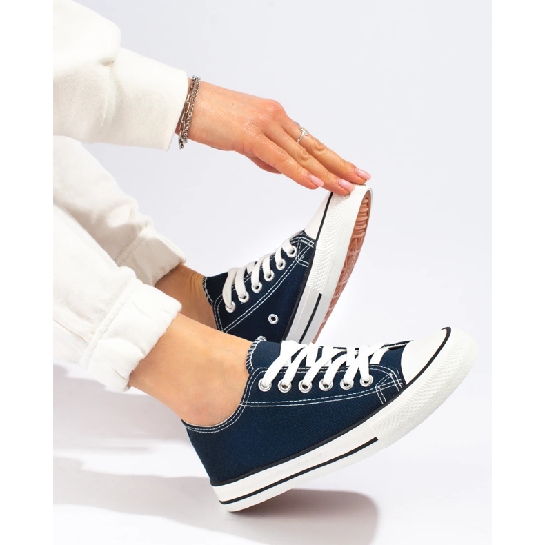 J. Star Klasické tmavě modré tenisky modrý 2