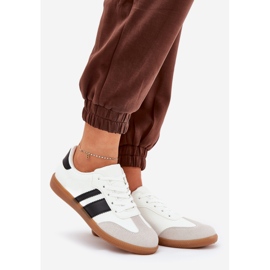 Tenisky s nízkými dámskými tenisky s ekologickou koženou bílou bílý 1