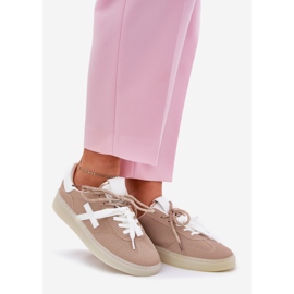 Nízká ženská sportovní bota béžová béžový 1