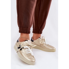 Sportovní bota s nízkým dámským sportovním botám zlatý 2 Sportovní bota s nízkým dámským sportovním botám zlatý 2