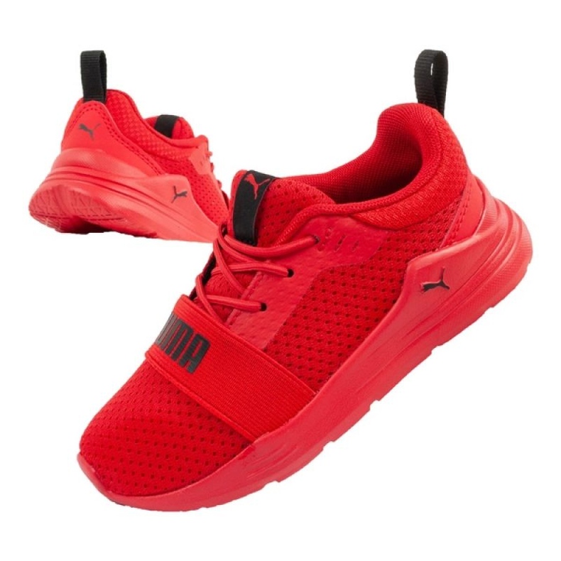 Puma Wired Run 374217 05 Shoty červený 1