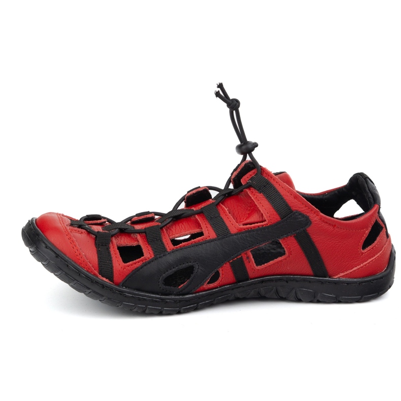 Olivier Pánské kožené koly na kole 262 kz červené 1