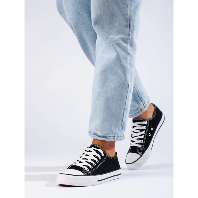 BM Černé tenisky černý 1