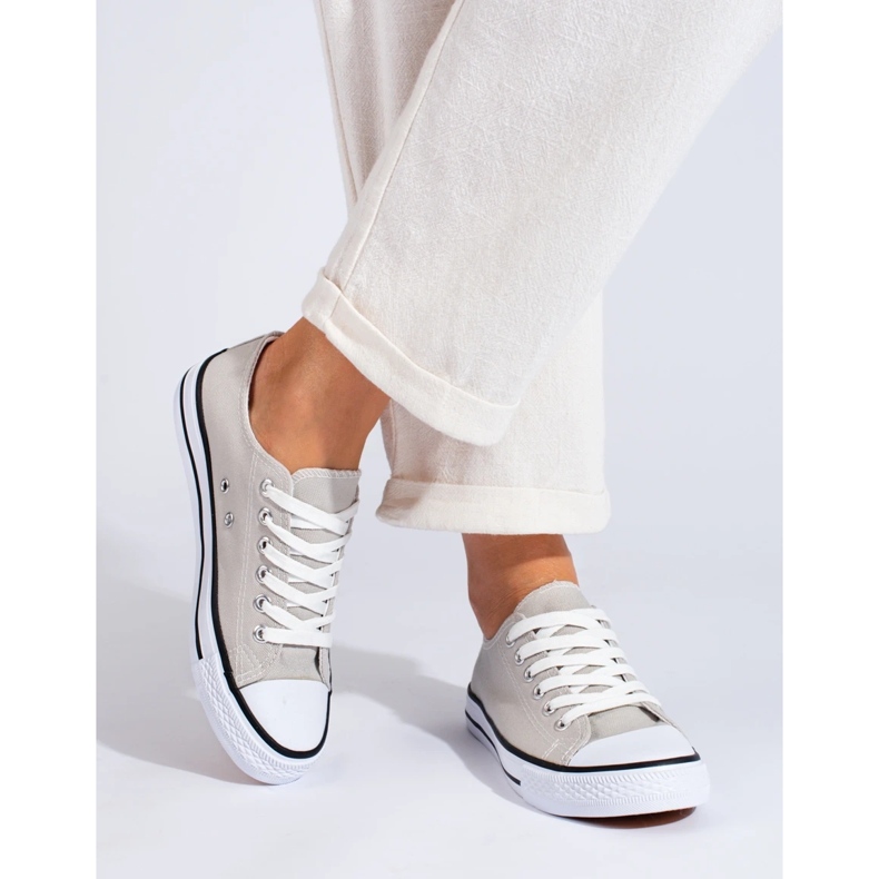 Šedé tenisky šedá 1
