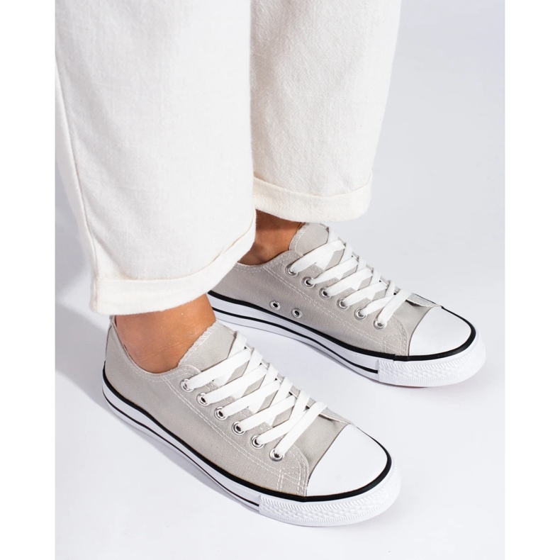 Šedé tenisky šedá 2