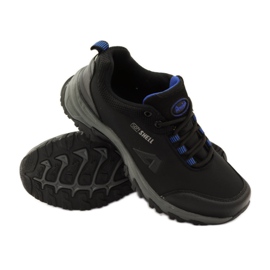 American Club Americký sportovní softshell 1775 černá modrý 3