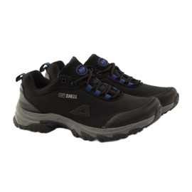 American Club Americký sportovní softshell 1775 černá modrý 4