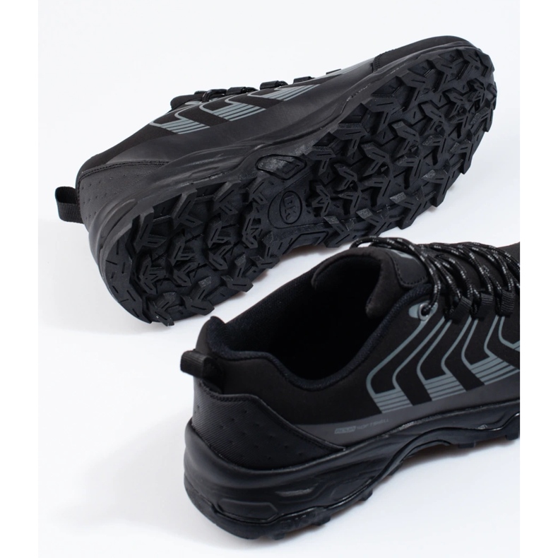 Dk pánské trekové boty Softshell černé černá 2