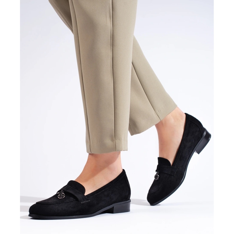 W. Potocki Dámský černý semiš Lords Potocki černá 2