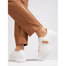 Vinceza Klasické bílé tenisky od Vinceze bílý 2