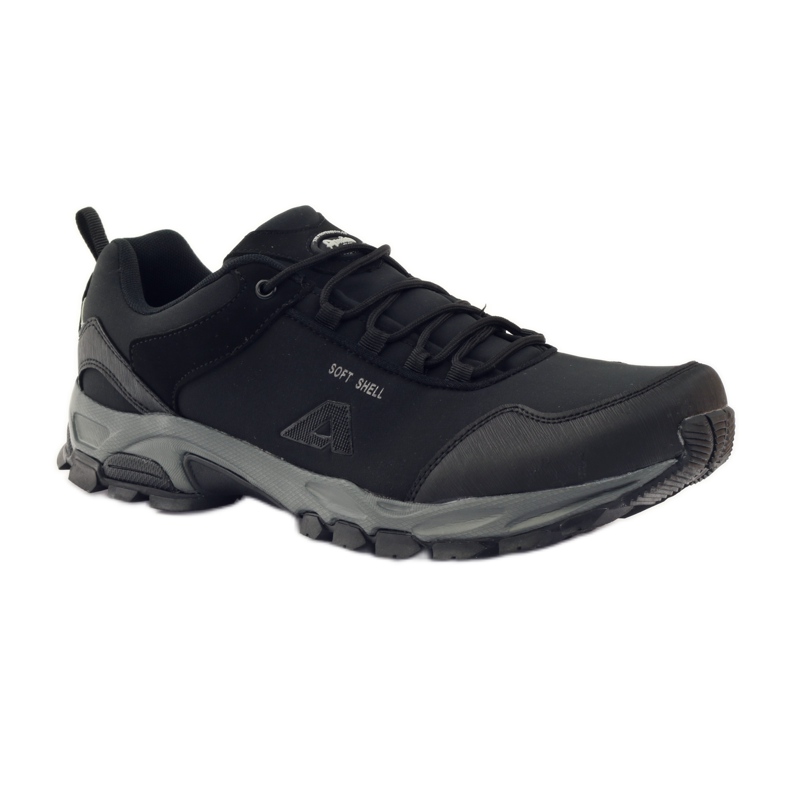 American Club Sportovní americký voděodolný softshell černá 1