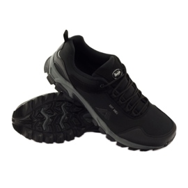 American Club Sportovní americký voděodolný softshell černá 3