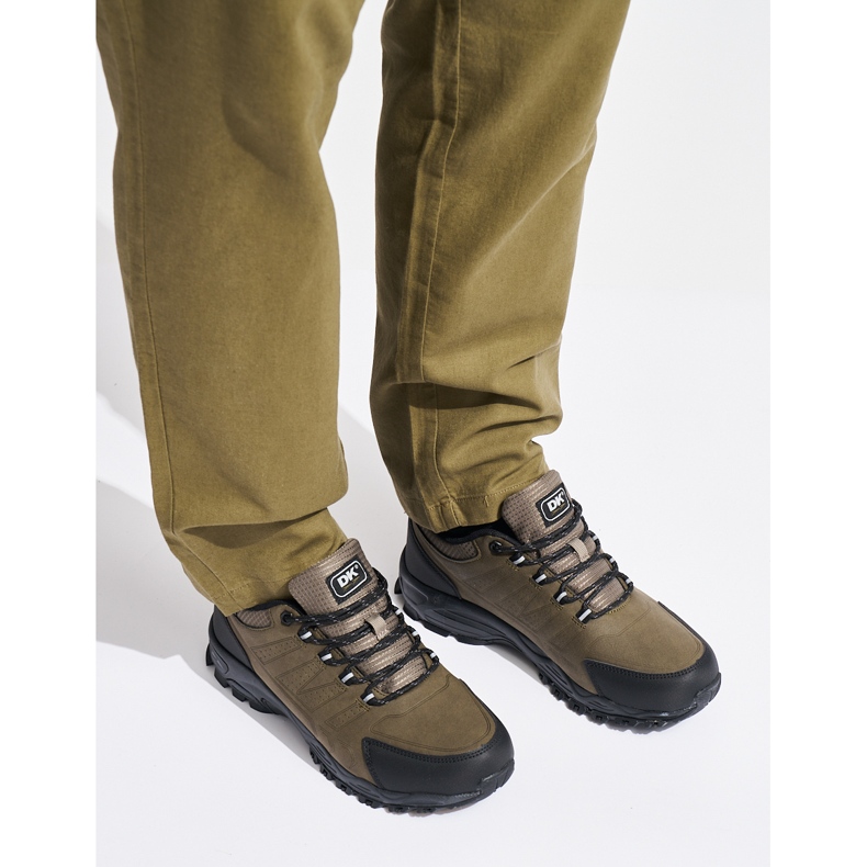 Hnědé pánské trekové boty DK hnědý 1