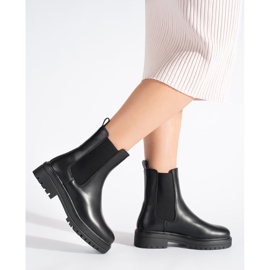 Černé dámské Chelsea boty Sergio Leone černý 1