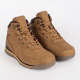 Vico Pánské hnědé zateplené kozačky hnědý 1