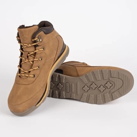 Vico Pánské hnědé zateplené kozačky hnědý 2