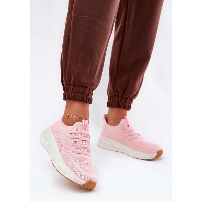 Big Star Pohodlná ženská sportovní bota velká hvězda RR274A131 Hi-Polish Pink System růžový 2 Big Star Pohodlná ženská sportovní bota velká hvězda RR274A131 Hi-Polish Pink System růžový 2