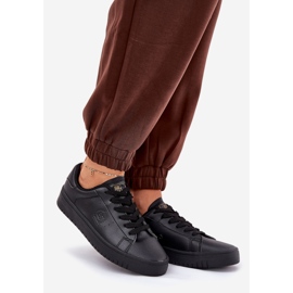 Big Star Tenisky s nízkým dámským tenisky s ekologickou koženou velkou hvězdou NN274576 Black černá 1