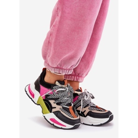 Terénní sportovní boty žen s dvojitou šněrovací černou černá 1