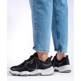 Kylie Stylové černé tenisky černý 2