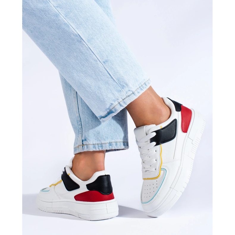 Tenisky Na Platformě bílý 1