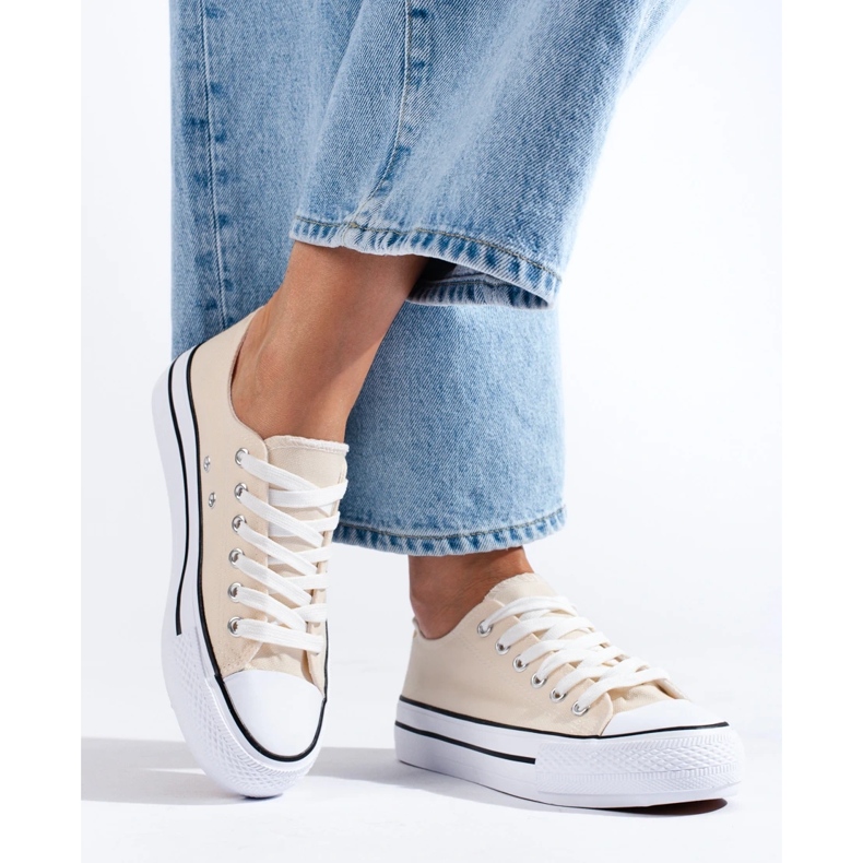 Dámské béžové tenisky Shelovet béžový 2