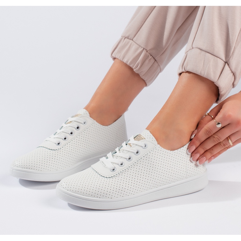 Seastar Dámské bílé boty na šněrování bílý 1