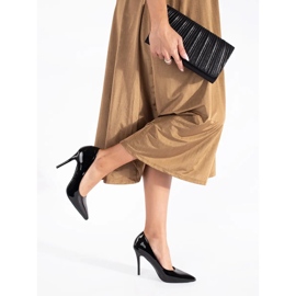 Seastar Klasické černé dámské lodičky černý 1