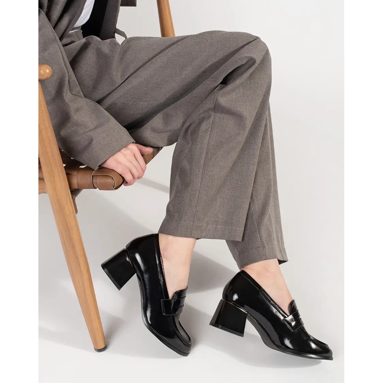 Goodin Černé boty na vysokém podpatku černá 1