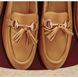 Marco Shoes Kožené mokasíny s třásněmi 2199P-003-1 hnědý 1