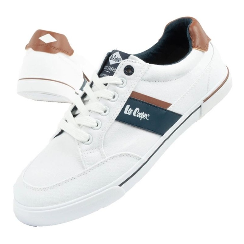 Lee Cooper LCW-25-02-3244m Shoty Pánské tenisky bílé bílý 1