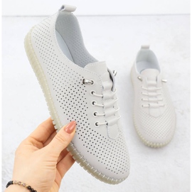 Dámské boty Openwork Shoep Sklouzly Beige Filippo DP6140 béžový 2
