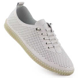 Dámské boty Openwork Shoep Sklouzly Beige Filippo DP6140 béžový 1