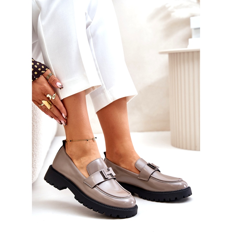 Vinceza Vasised dámské mokasíny 62187 béžové šedé béžový 3