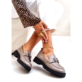 Vinceza Vasised dámské mokasíny 62187 béžové šedé béžový 4