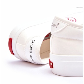 Dámské Cross Jeans Fabric Sneakers LL2R4043 White bílý 2